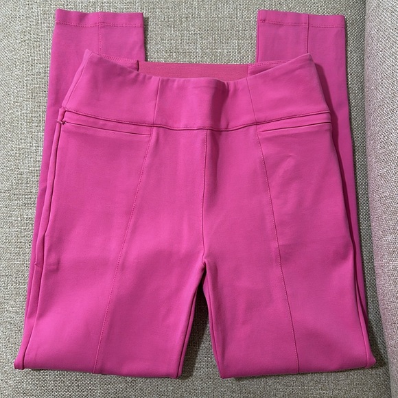 Betabrand Journey pants, size Large Long, cactus flower pink - Picture 4 of 8